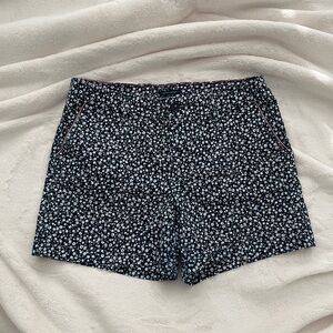 tommy hilfiger dark blue navy floral shorts